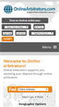 Mobile Screenshot of onlinearbitrators.com